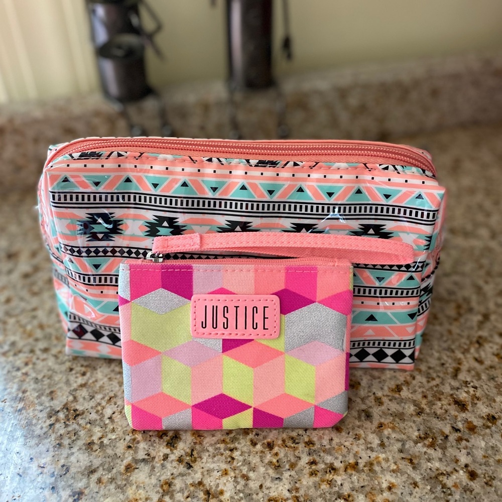 set of two cosmetic bag